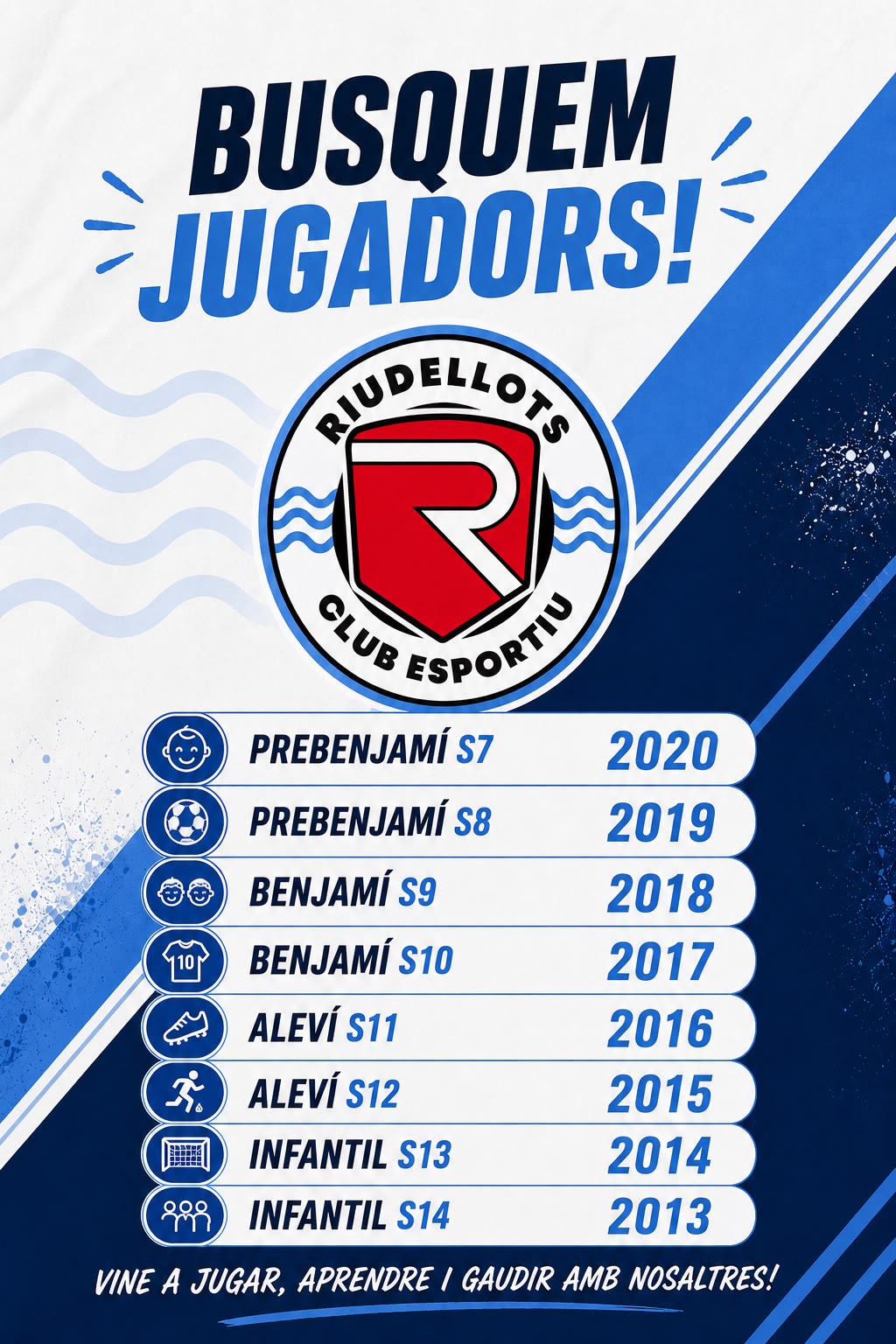 ⚽ BUSQUEM JUGADORS I JUGADORES!